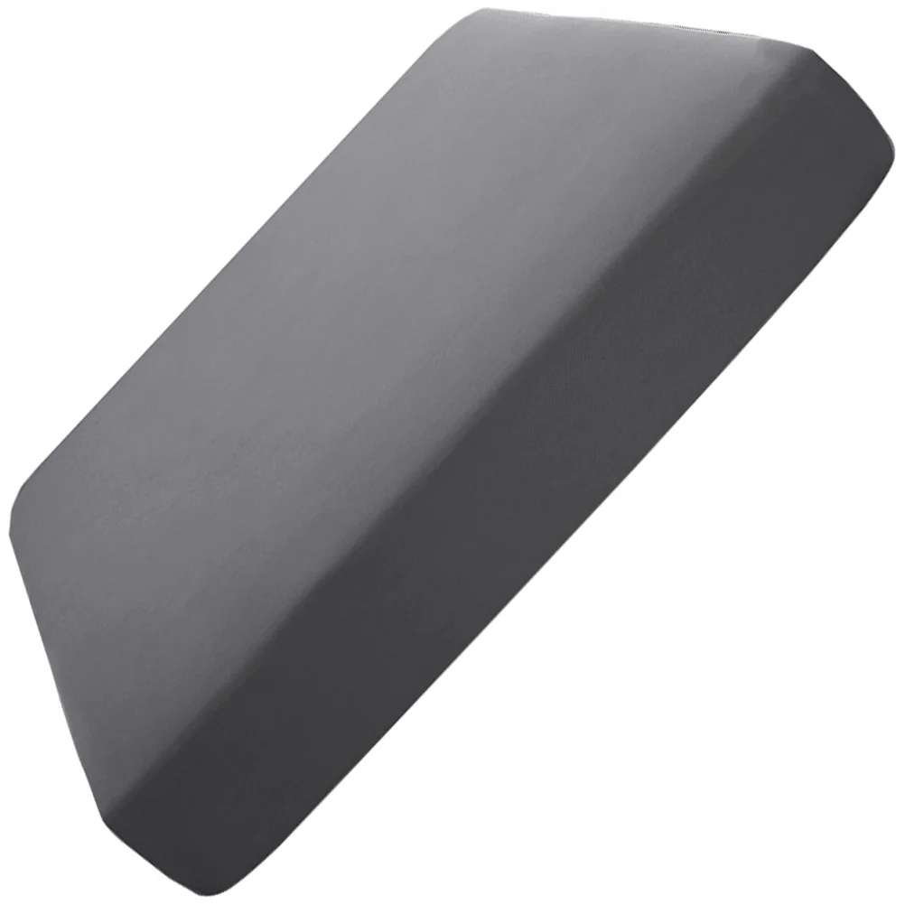 

Non- Mattress Protective Cover Grey Cotton Fitted Sheet For Home Hotel Bed Breathable Washable Home Bed