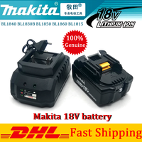 Original Makita 18V Tools Battery  18V Makita Replacement Battery BL1830B BL1850B BL1860B BL1815 BL1830 BL1840