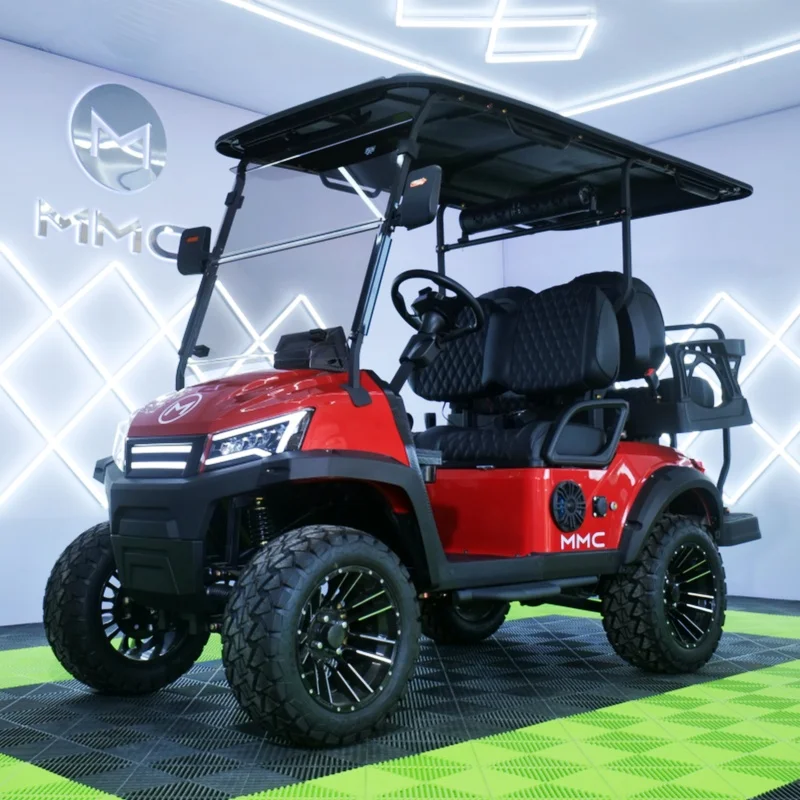 New High Quality Golf Car 48V 60V 72V Lithium Battery 4-Wheel-Drive Vehicle Street Legal Golf Carts 4 6 Seats Electric Golf Cart