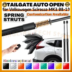 Qty(2) Trunk Struts with Spring for Volkswagen Scirocco MK3 Hatchback 2008-2017 Rear Tailgate Boot Lift Supports Shock Absorbers