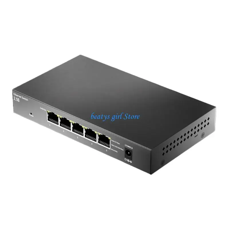 

C7AB Fast Speed Unmanaged Ethernet Switcher 5/8 Gigabit Ports 2.5Gbps Data Transfer 10/100/1000/2500M For Streaming Gaming