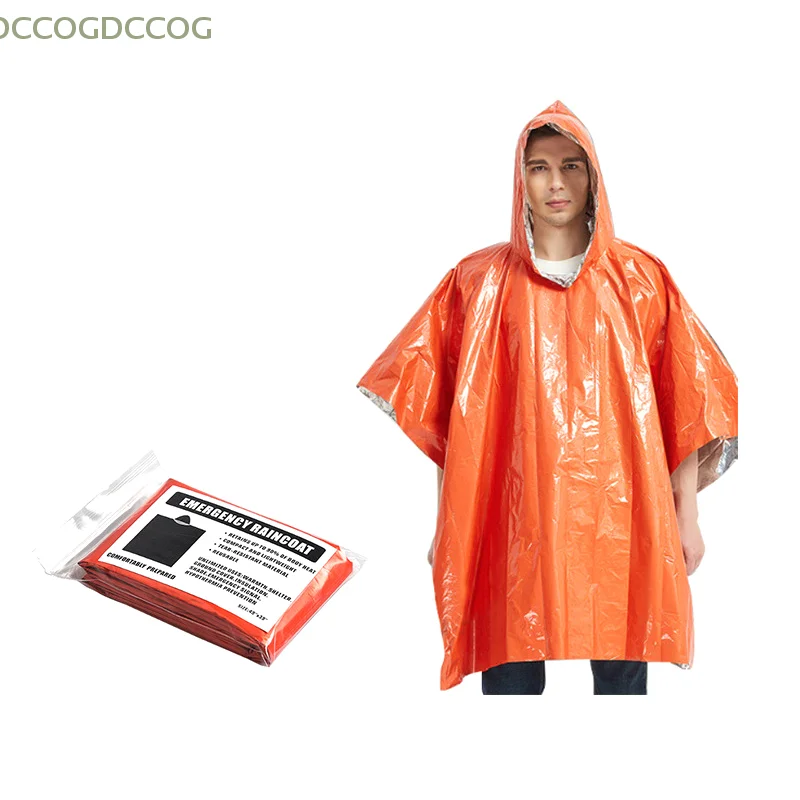 Outdoor Edc Camping Ausrüstung Thermische Sack Erste Hilfe Rettungs Kit Mylar Decke Tragbare Wasserdichte Notfall Überleben Schlafsack