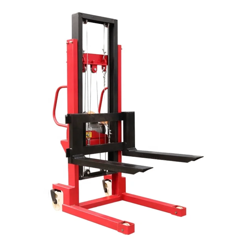 Warehouse Stacker Hydraulic Manual Stacker Forklift 2 Ton 1.6m Hand Pallet Truck Stacker NEW