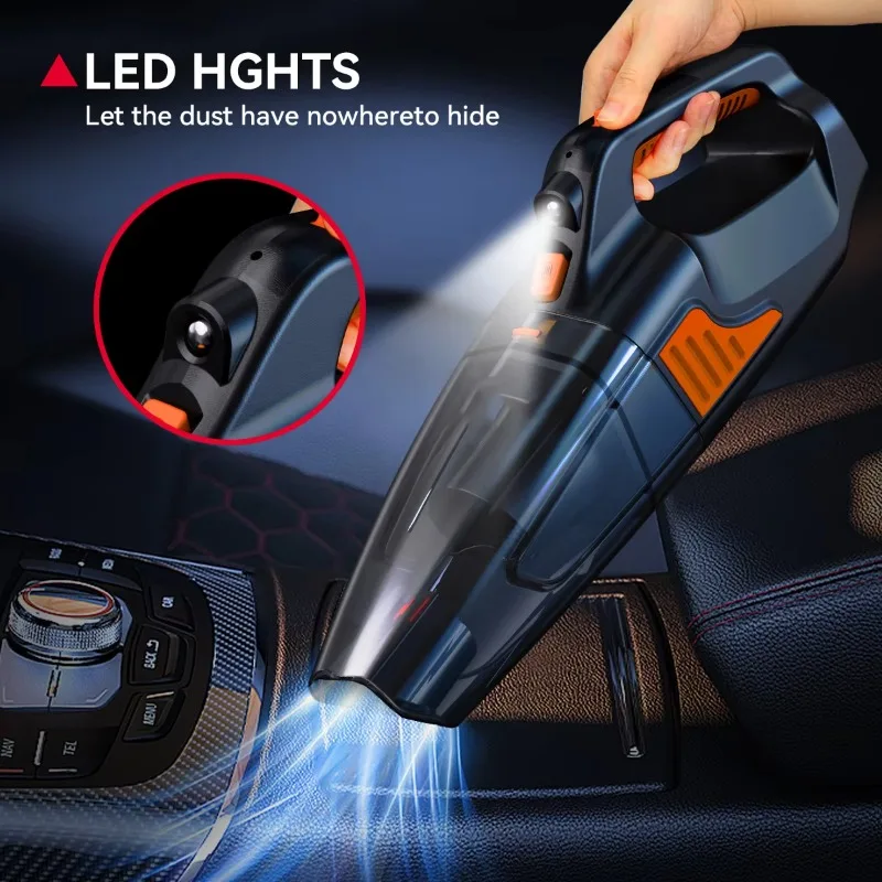 Handheld Car Vacuum Cleaner  Rechargeable Wireless Small Portable High Power Hand Mini Vaccum Cleaner