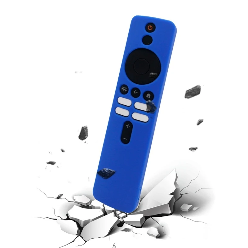 Funda protectora para control remoto J78A compatible con Xiaomi Box S (3.ª gen.) con recortes precisos y textura suave 4