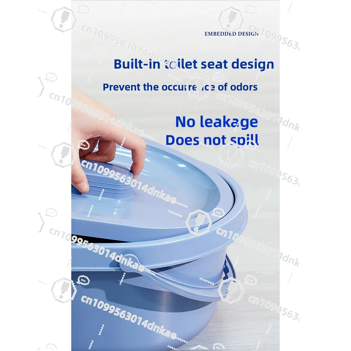 Toilet Chair for The Elderly, Universal Toilet, Plastic Toilet, Potty Enlarged To Prevent Urine Leakage