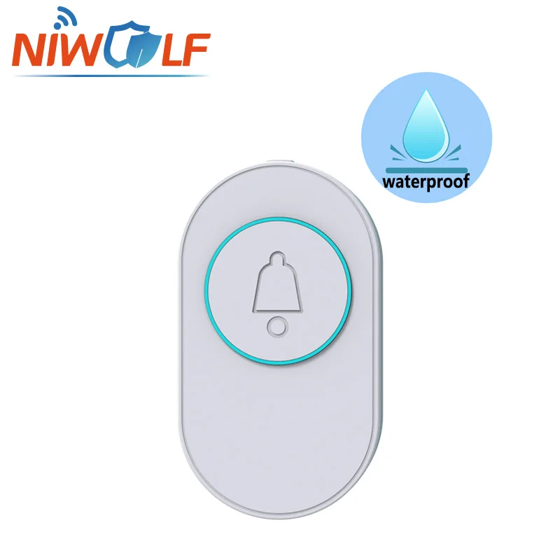 Wireless SOS Button Elderly Emergency Call IP65 Waterproof 433MHz Smart Home Welcome Doorbell