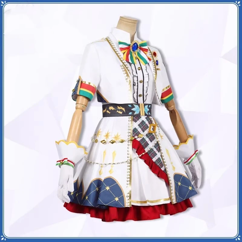 Oguri Cosplay Traje para Homens e Mulheres, Umamusume: Pretty Derby, Vestido Anime, Casaco, Uniforme, Halloween, Véspera de Natal, Fato de festa, Moda