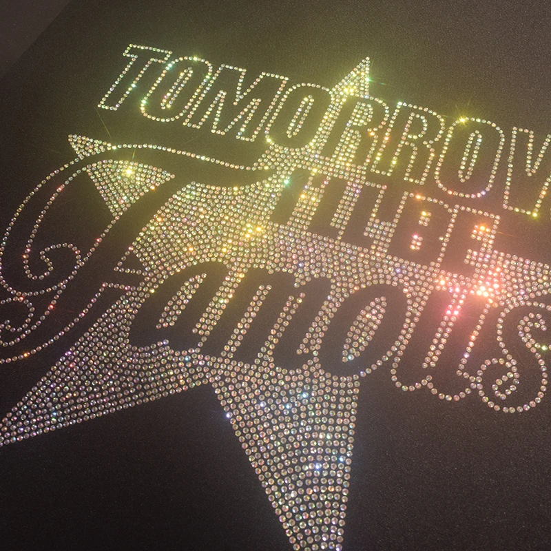 عالية الجودة DIY الإبداعية الحروف ونمط نجمة الكي على القمصان والجينز وهوديس وإكسسوارات الملابس