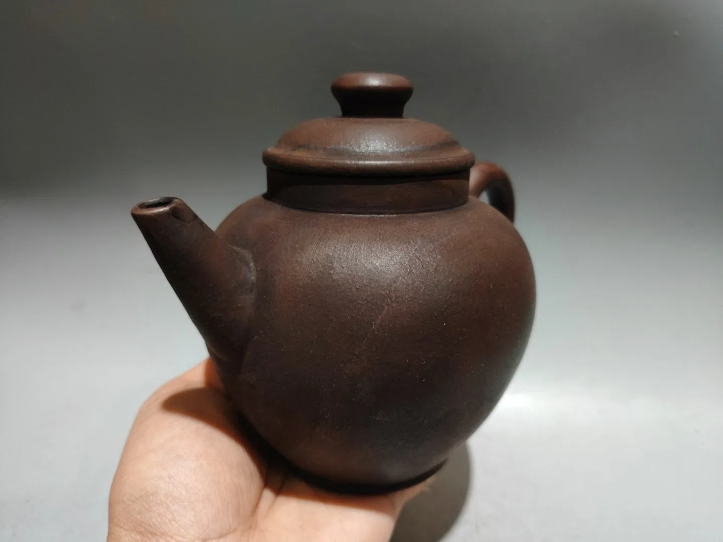 7 "الصينية ييشينغ الأرجواني الطين إبريق الشاي عالية وعاء النبيذ شكل وعاء Rongtian جمع الثروة الحلي غلاية إبريق الشاي حفل الشاي