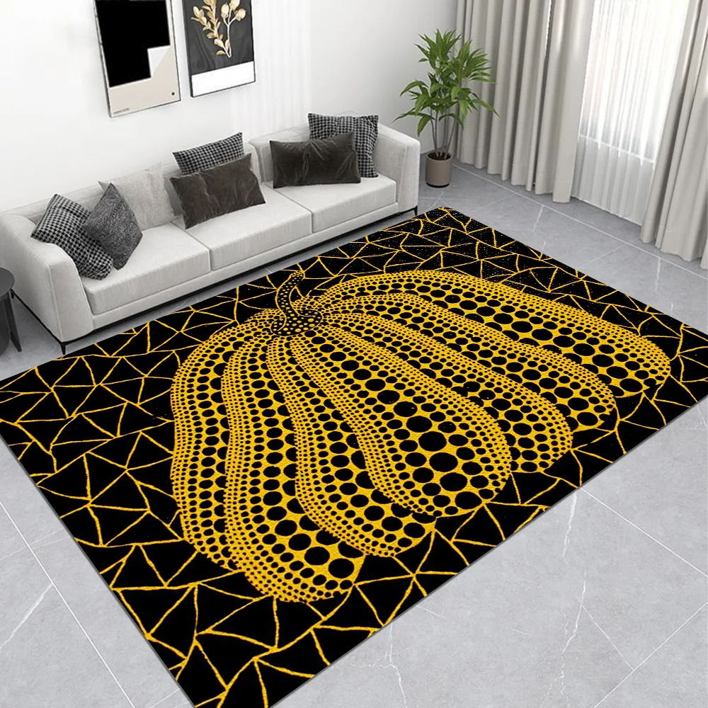 Yayoi Kusama Art Floor Carpet Nordic Style Home Doormat Bathroom-Toilet Mats Bedroom Hotel Decor Mat