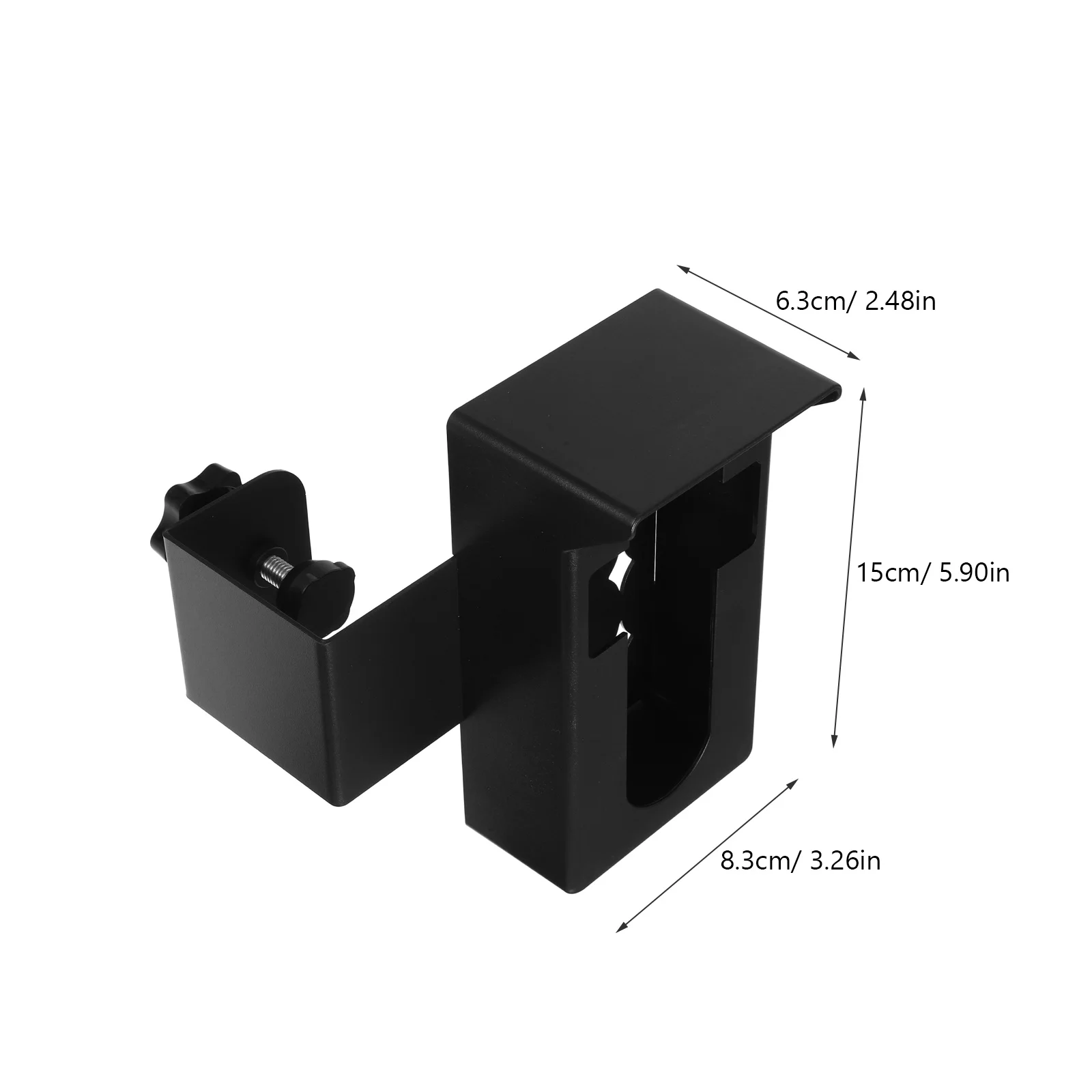 Uchwyt do dzwonka bez wiercenia, zabezpieczający przed kradzieżą, uniwersalny, odporny na warunki atmosferyczne, metalowy wspornik, łatwy montaż.