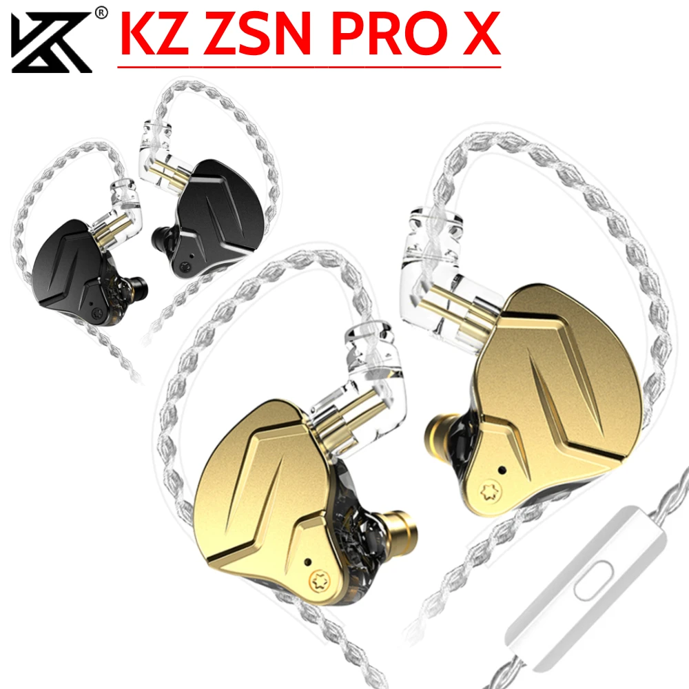 KZ ZSN PRO X HIFI Bass سماعات أذن 1BA + 1DD مراقبة التكنولوجيا الهجينة سماعة إلغاء الضوضاء 3.5 مللي متر جاك لموسيقى الألعاب الرياضية #2