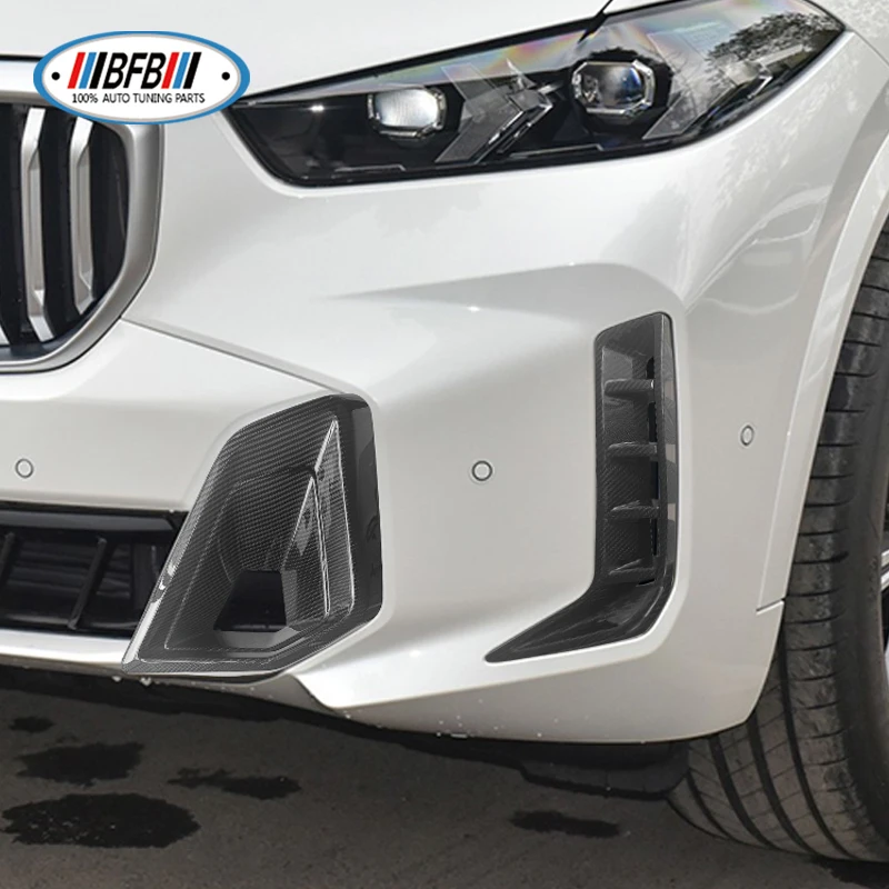 

Car Accessories Real Dry Carbon Fiber Front Bumper Side Fender Vent for BMW X Series X5 G05 2023+