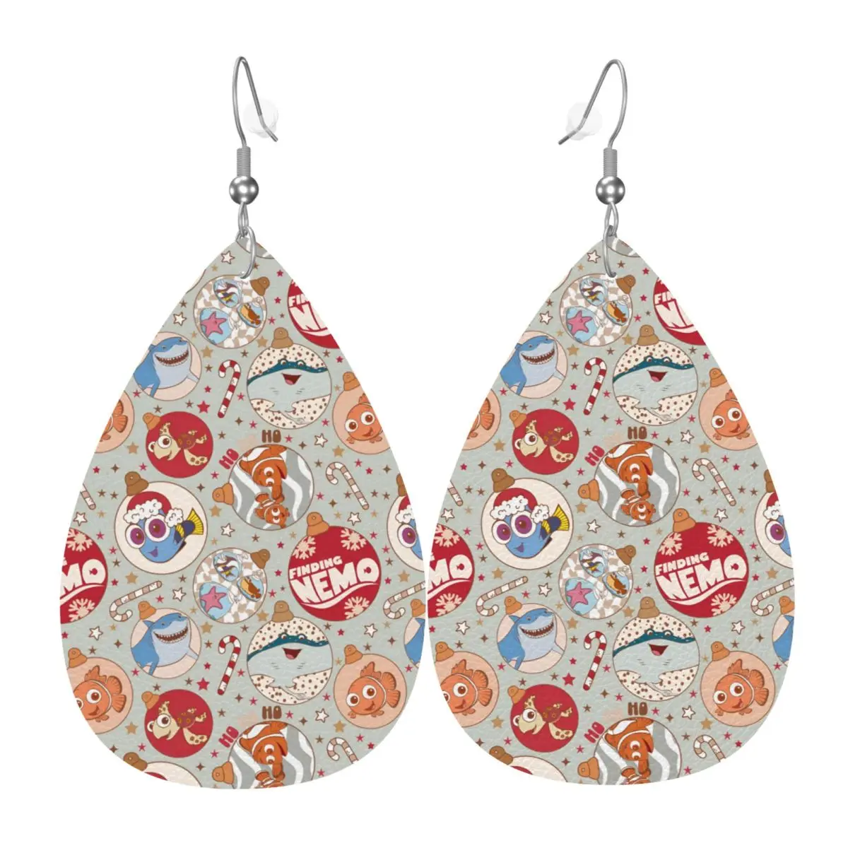 

Кожаные серьги-капли «Найди Немо» на заказ для женщин, модные, легкие, для вечеринок и праздников