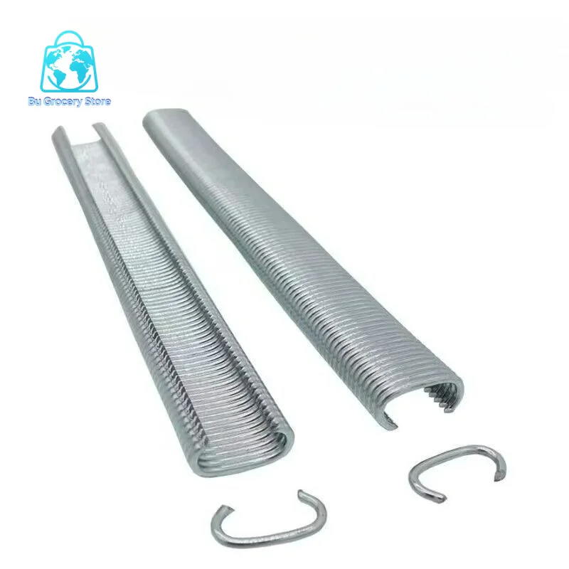 1000pcs Stainless Steel C-type Nails C17/C24/C12 Stainless Steel C-shaped Nails SC7E/SC760 Nail Gun Chicken Cage Wire Mesh Fence