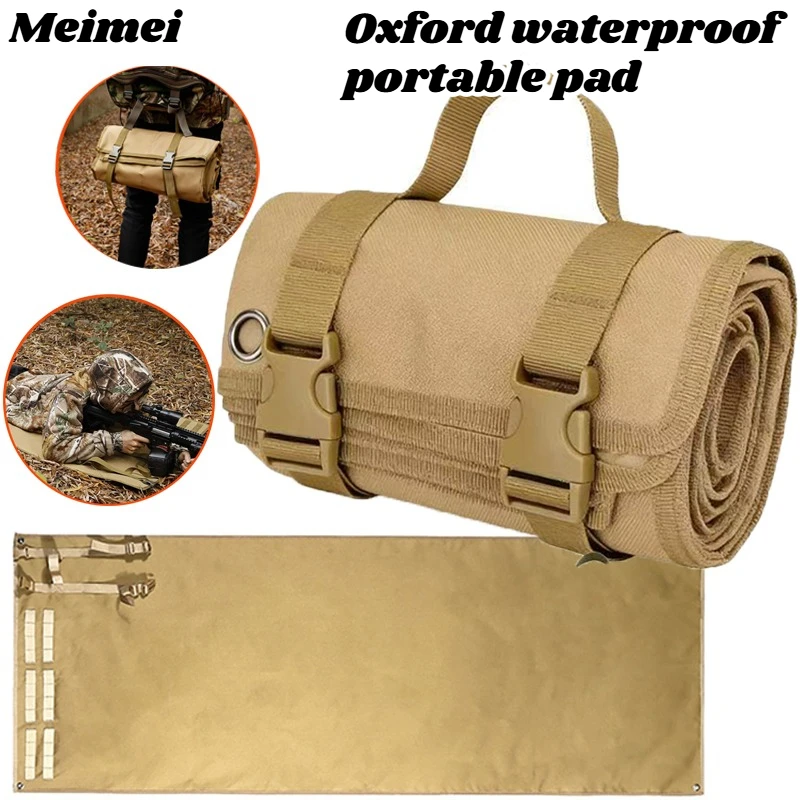 Outdoor Shooting Training Mat Oxford Waterproof Portable Hunting Range Mat Anti Slip Camping Picnic Blanket