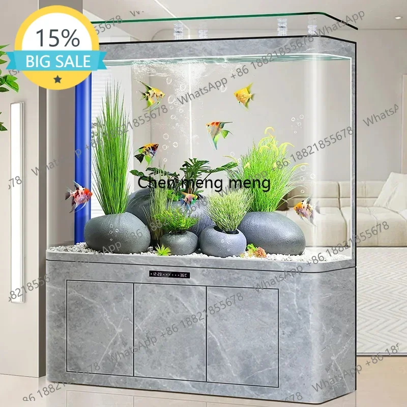 

M45 Modern Cultivation Clear Glass Marine Aquarium Appreciate Nordic Originality Fish Tanks Luxury Pet Products