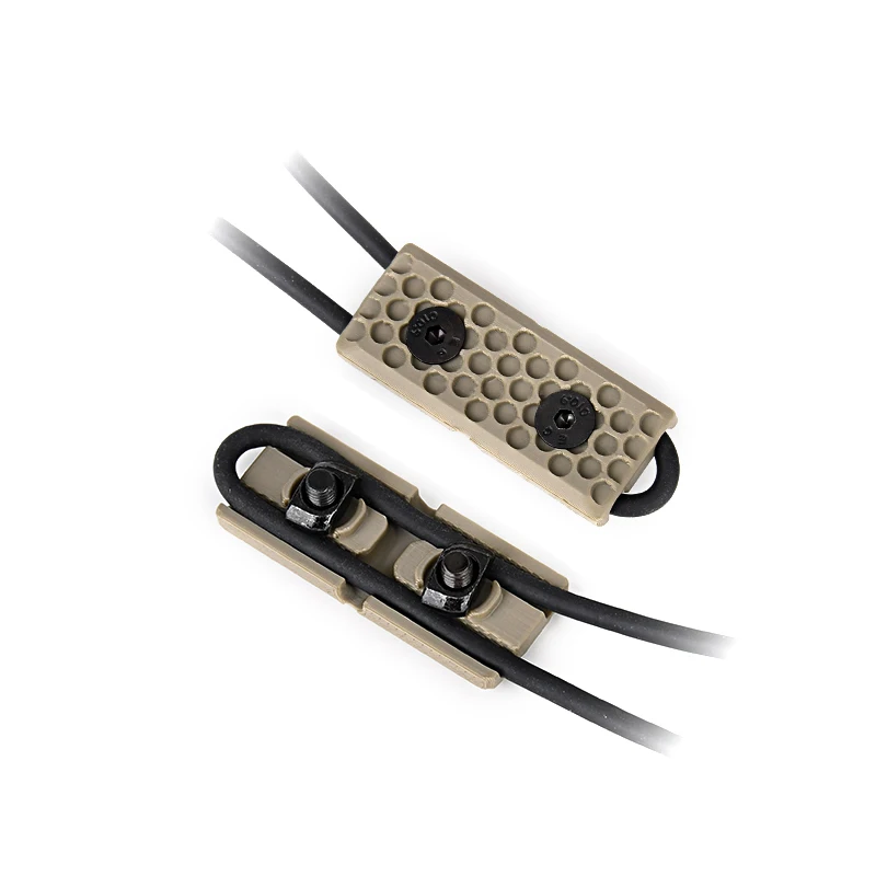 Wadsn 2PCS Tactical Mlok Keymod Rail Wire Cable Management System for PEQ DBAL-A2 Hunting Flashlight Switch Hand Guard Plastic