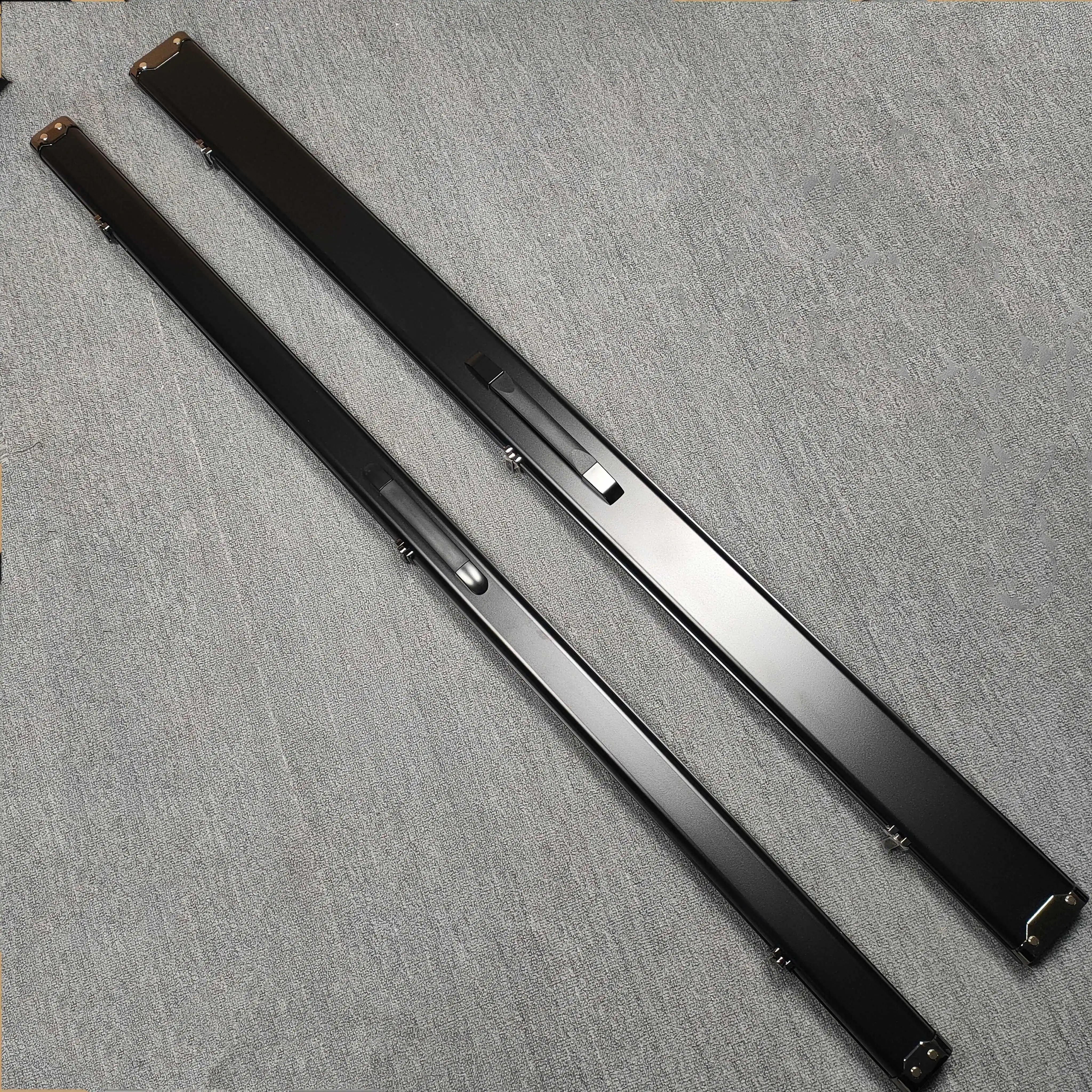 Snooker club box Aluminum alloy billiard club box Two-slot integrated club box