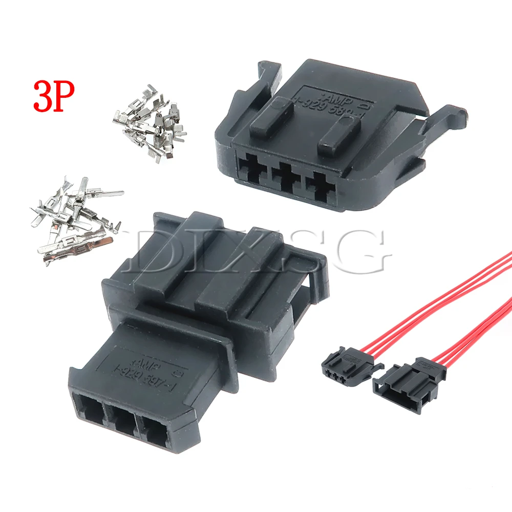 1 Set 3 Pin 191972703 191972713 1-929597-1 1-929598-1 Car Wire Harness Male or Female Docking Connector for VW Volkswagen