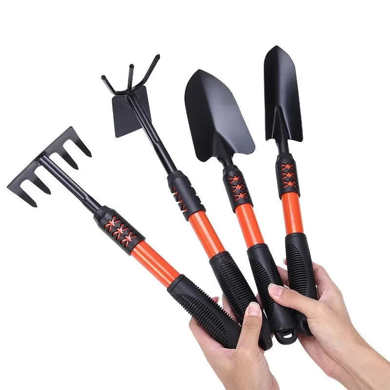 

Garden Hand Tools Sets 4 PCS Metal Garden Hand Tools with Soft Rubberized Non-Slip Garden Tool Set