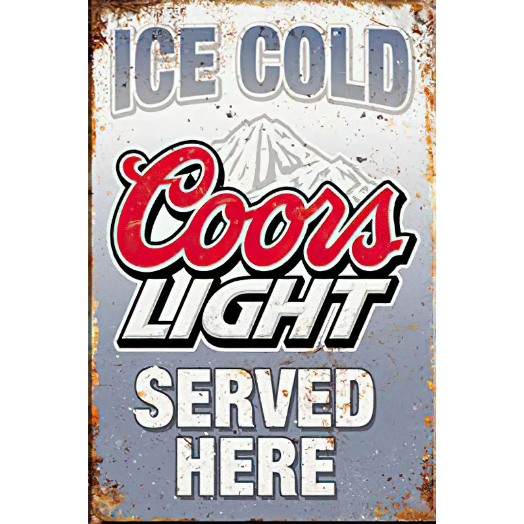 

Ледяное холодное пиво бесплатно на следующую дверь, забавная металлическая жестяная вывеска, винтажная табличка, постер, бар, паб, человек, пещера, настенный декор