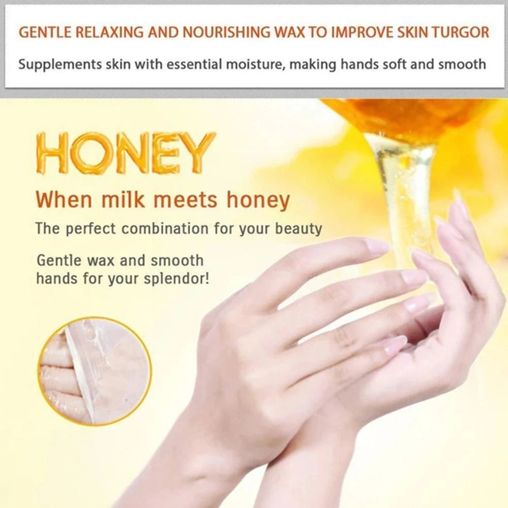 210g Gold Honey Hand Mask Whitening Moisturizing Repair Exfoliating Calluses Hand Wax Filming Anti-Aging Hand Skin Cream