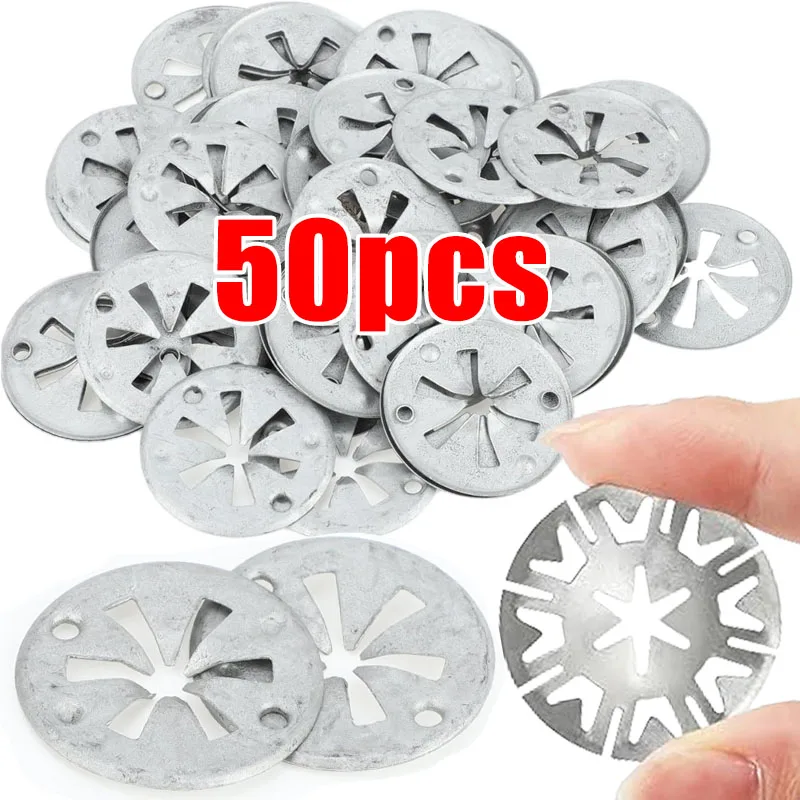 50PCS Exhaust Pipe Heat Insulation Pad for Volkswagen Audi BMW Front Bulkhead High Temp Protection Mounting Repair Accessories