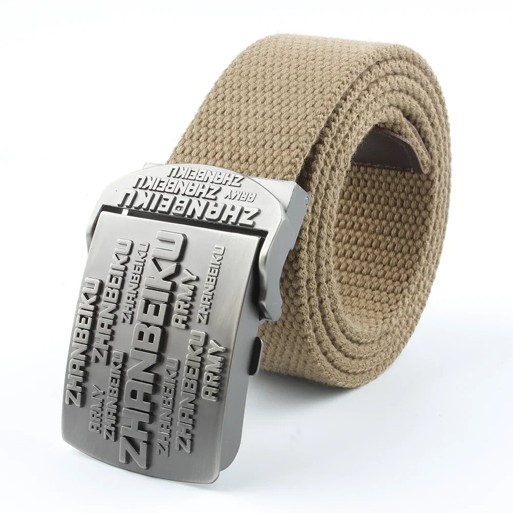 2023 NEW ZHANBEIKU ARMY Men Outdoor Training Belt High-quality Alloy Belt Buckle Is Applicable To Obesity 140cm