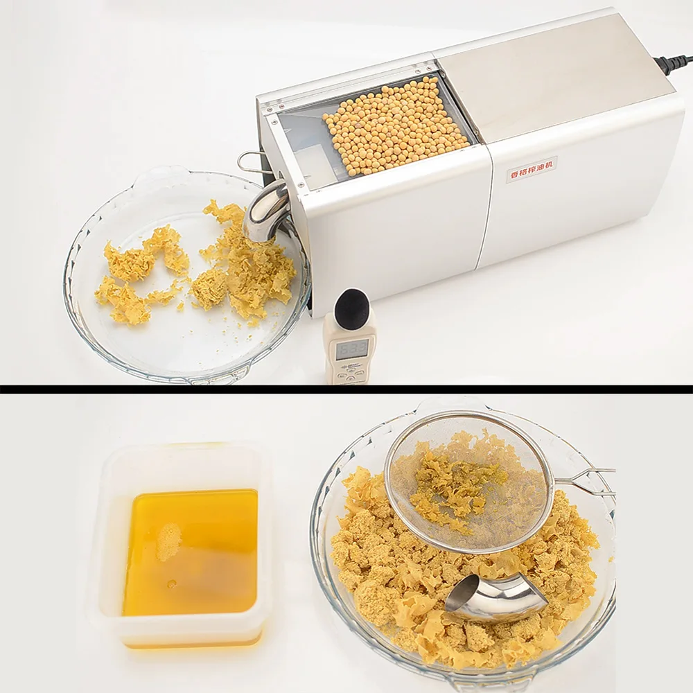 Commercial Oil Presser ในครัวเรือนสมาร์ทเครื่องกดน้ํามันอัตโนมัติ Commercial เย็นและร้อนกดไฟฟ้าเอาต์พุตน้ํามันสูง