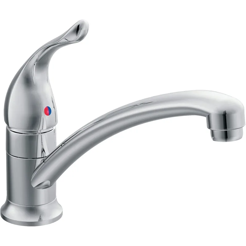 

Chateau Chrome One-Handle Single Hole Low Arc Standard Kitchen Faucet