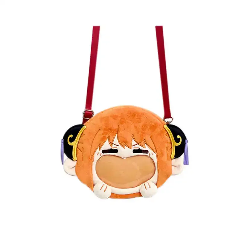 Bolso de peluche Itabag de Boca Grande de dibujos animados Kagura periférico de Anime, muñeca de juguete, Cosplay, bolso cruzado para estudiantes, mochila, lindo regalo de Cosplay