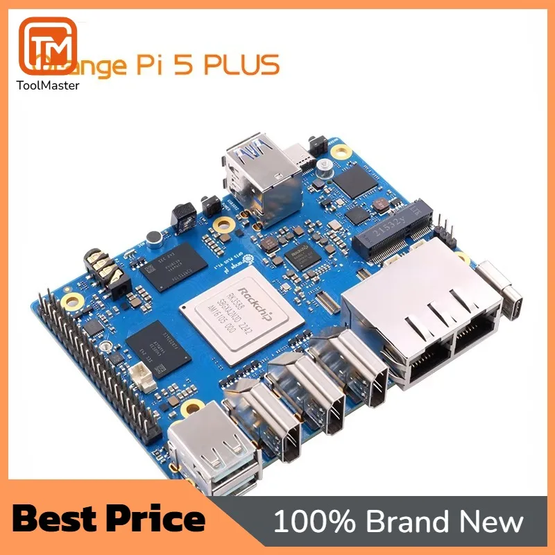

【Hot Sale】Orange Pi 5 Plus 8G RK3588 2.5G Dual Ethernet Ports Single Board Computer For Development Run Android Ubuntu Debian OS