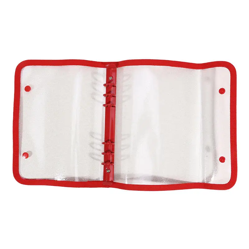 A5 الموثق غطاء مشبك مزدوج 10 قطعة أكياس الأكمام الملء لتقوم بها بنفسك فضفاضة ورقة صور Kpop حامل مُنظِم المعبود بطاقة تخزين كتاب