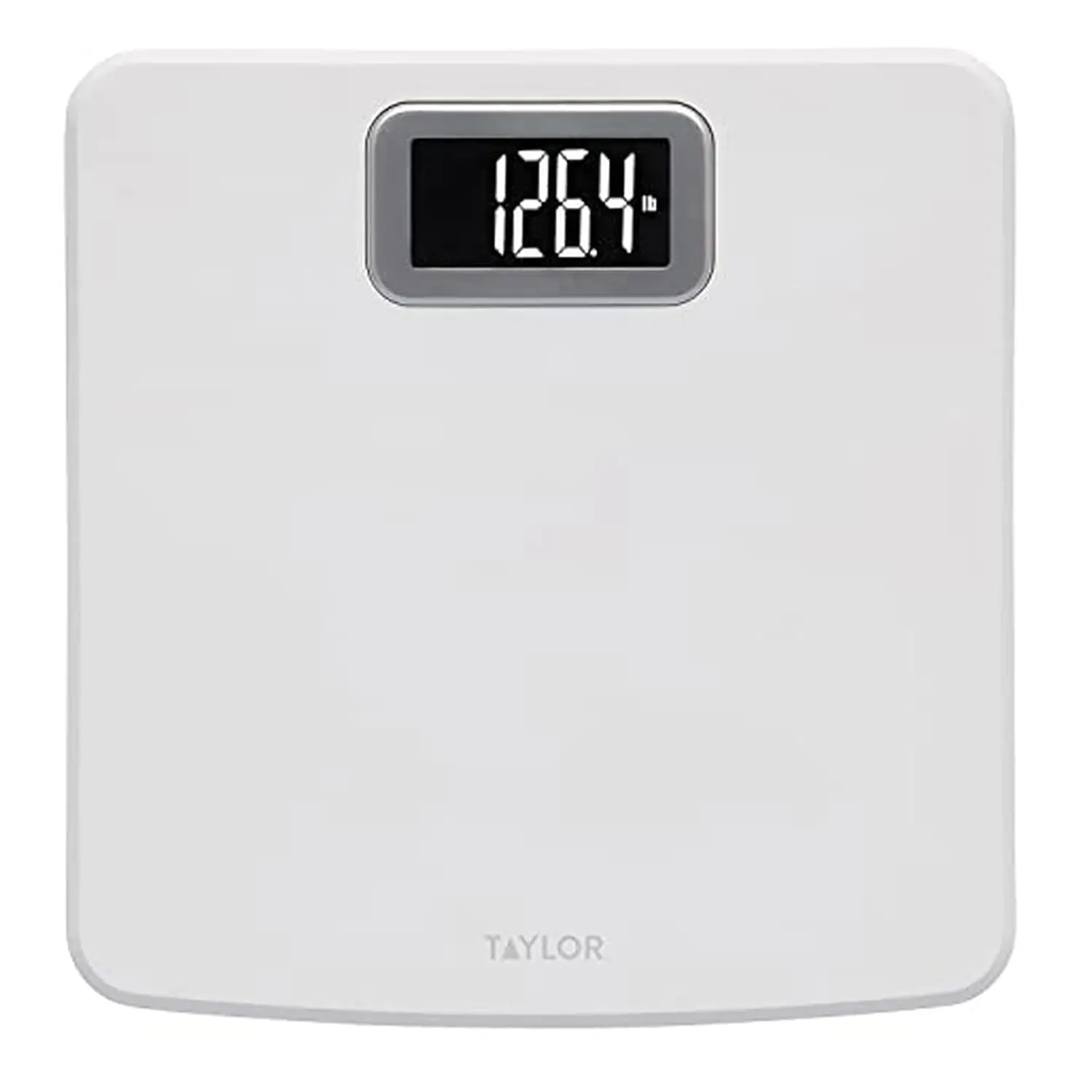

High-Capacity Digital Bathroom Scale, White, 400 lb - Accurate Weight Measurement for Home Use