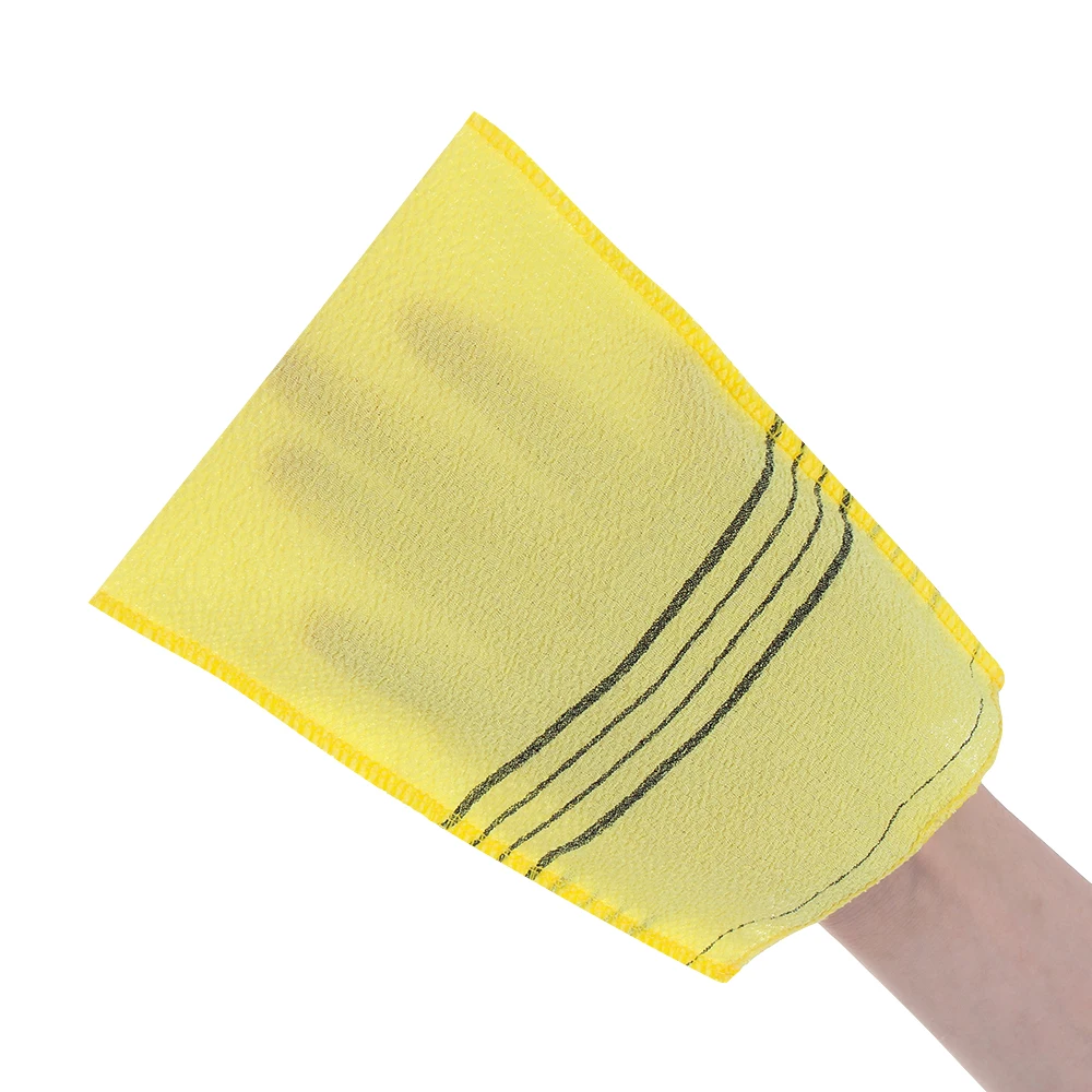 1/3/5/10 pcs Smooth Skin Massage Cleaner Viscose Fiber Portable Shower Scrubber Bath Glove Washcloth Exfoliating Bath Towel