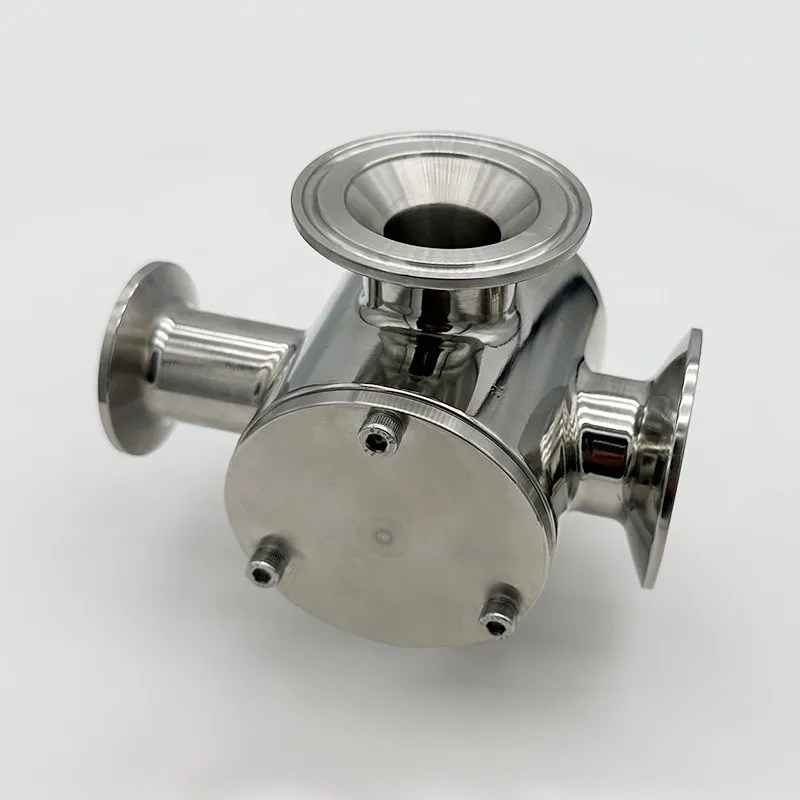 Pneumatic Filling Machine Three-way Rotary, Quick Paste Filling Machine Rotary Valve, Valve High Clean Filling Machine Parts