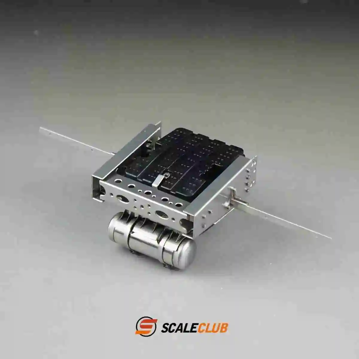 

Scaleclub Model 1/14 tractor truck two axles battery box gas tank tail beam bracket for Tamiya LESU RC truck toy model parts