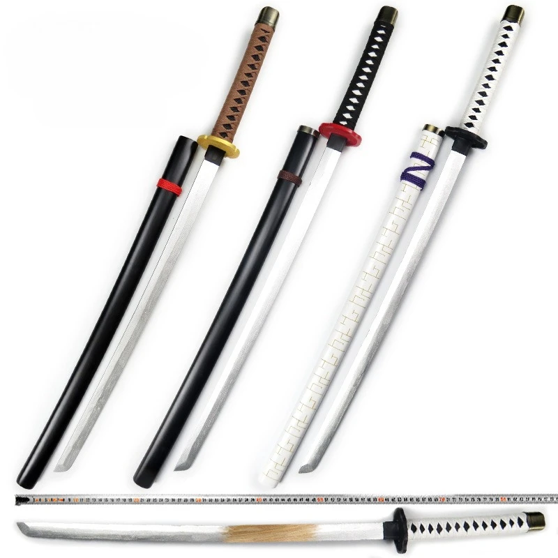 

100cm/33.37in Inuyasha Wooden Swords Model Katana Props Weapon Natural Teeth Cosplay Anime Peripherals Outdoor Toys Collectible