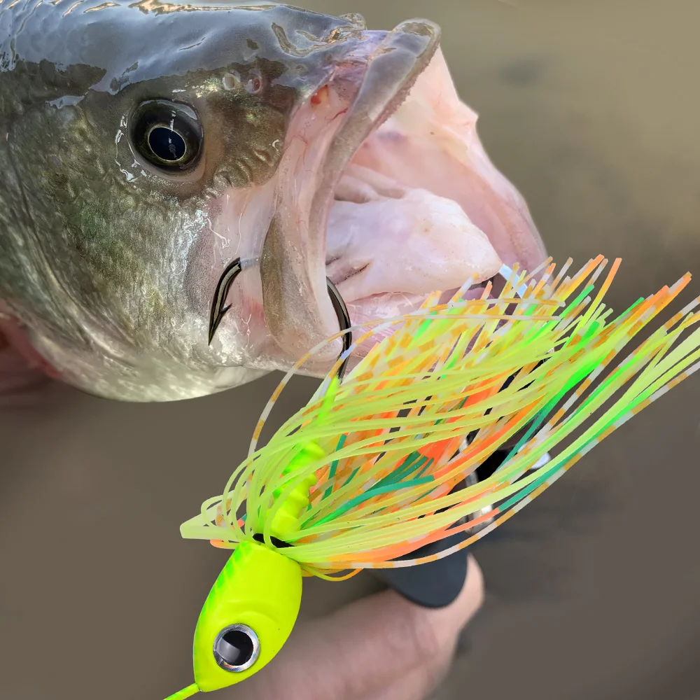 PROBEROS 1/5 Stück Spinner-Köder - Ideal für Barsch, Silikon-Gummi-Jig-Skirt zum Lachs-, Hecht- und Forellenangeln – Detail 10