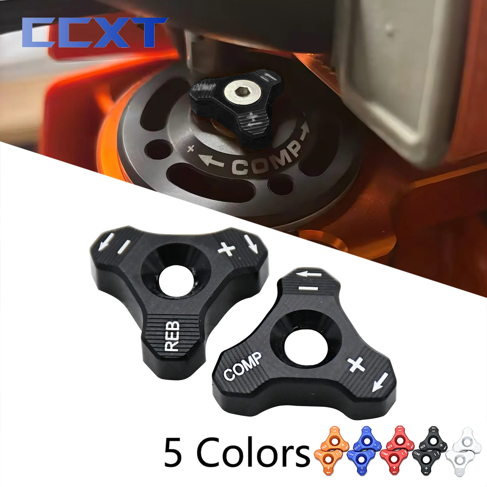 Motocross 48mm Fork Shock Absorber Knob Adjuster Bolt For KTM SX SXF XC XCF XCW XCFW EXC EXCF MXC SMC ENDURO Adventure Universal