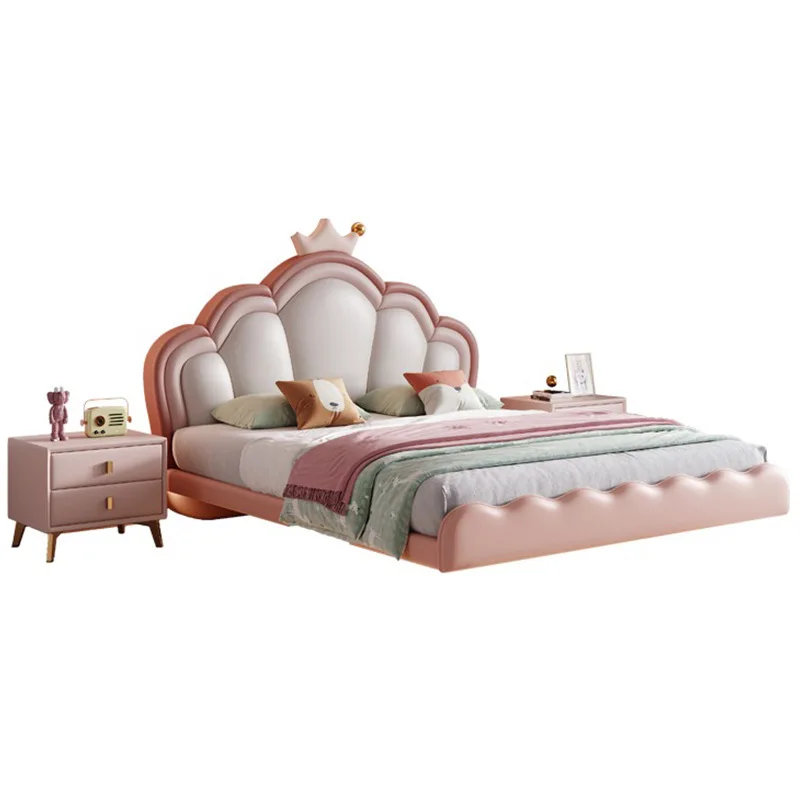 

Creative suspended children's bed, simple modern light luxury girl bedroom princess