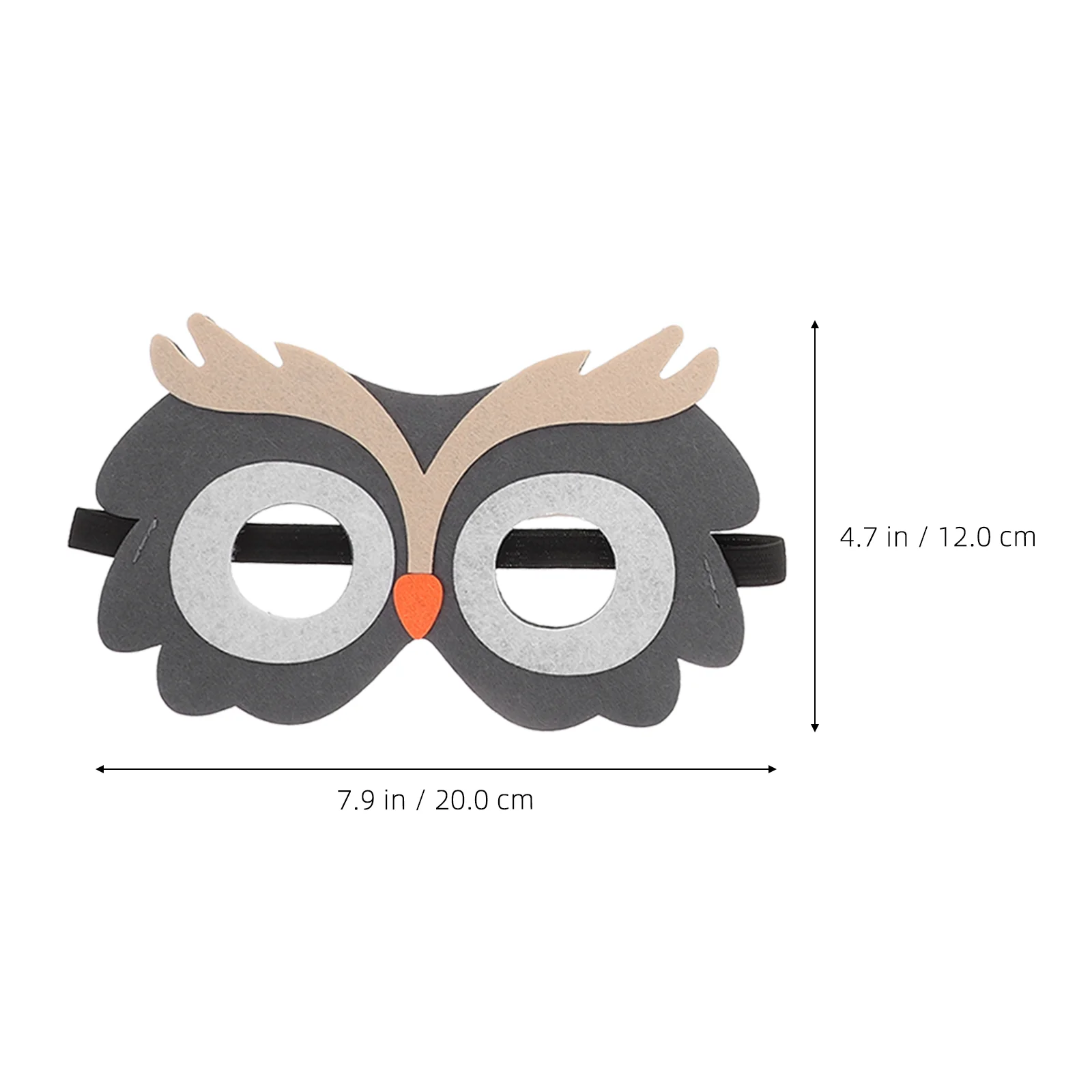 8 Pcs Halloween Costumes Animal Felt Mask Adorable Funny Masks Clothing Novelty Decoration Party Cosplay Child