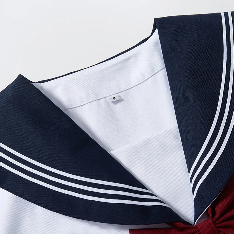 女の子海軍学生服コスチューム女性 JK スーツセーラーブラウスとプリーツスカート付きコスプレや特別な機会に