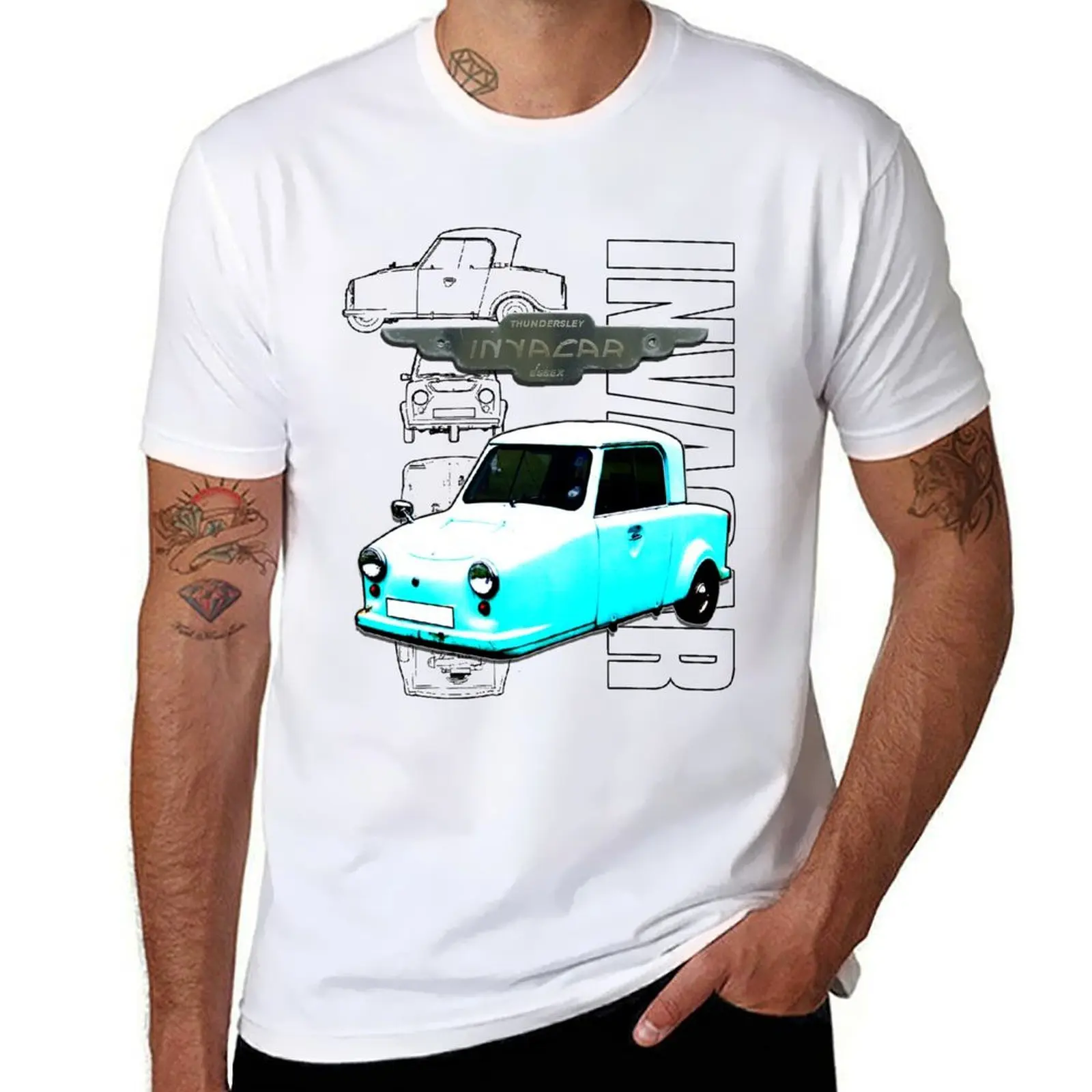 

AC THUNDERSLEY INVACAR T-Shirt cotton t shirt man man t shirts for men casual T-Shirt