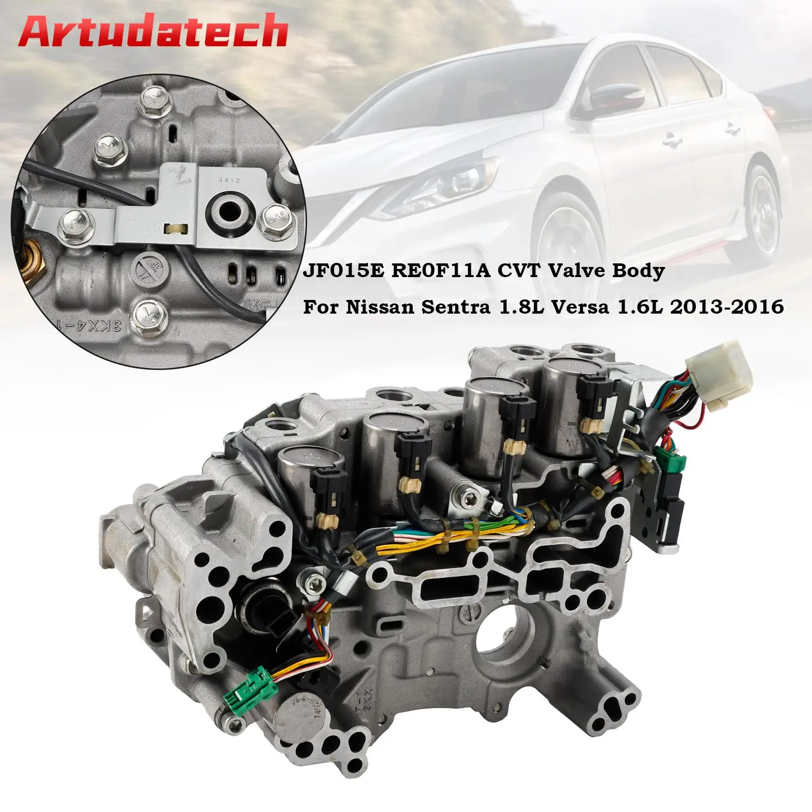 

Artudatech JF015E RE0F11A CVT Valve Body For Nissan Sentra 1.8L Versa 1.6L 2013-2016 Car Accessories