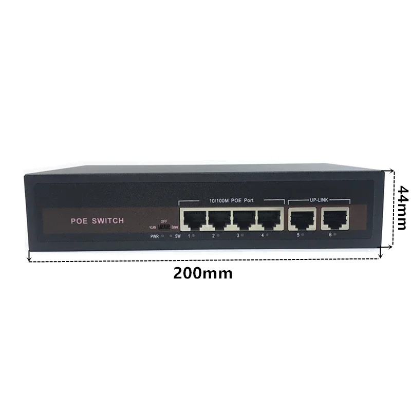 48V  Ethernet  POE switch  with 5 10/100Mbps Port IEEE 802.3 af/at Suitable for IP camera/Wireless  AP/CCTV camera system