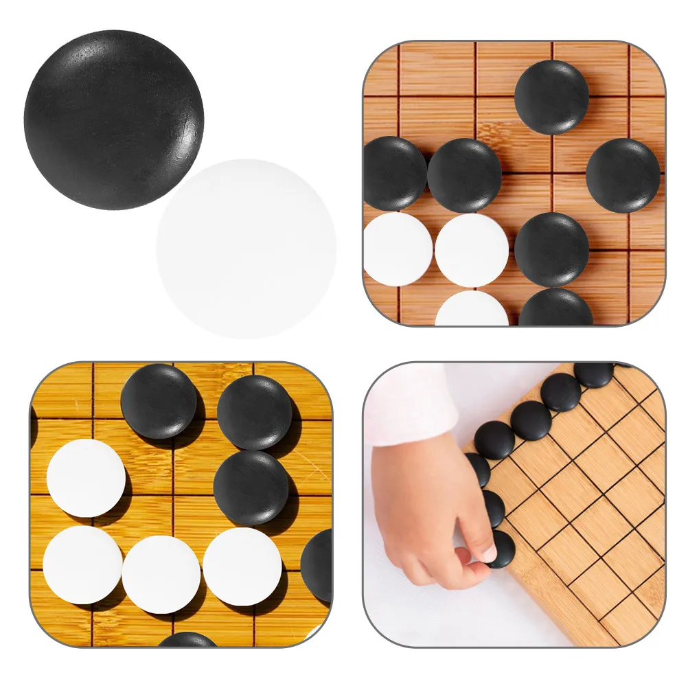 

100Pcs Creative Go Chess Pieces Resin Chess Beads for Board Game Lovers Educational from Screens Go Set