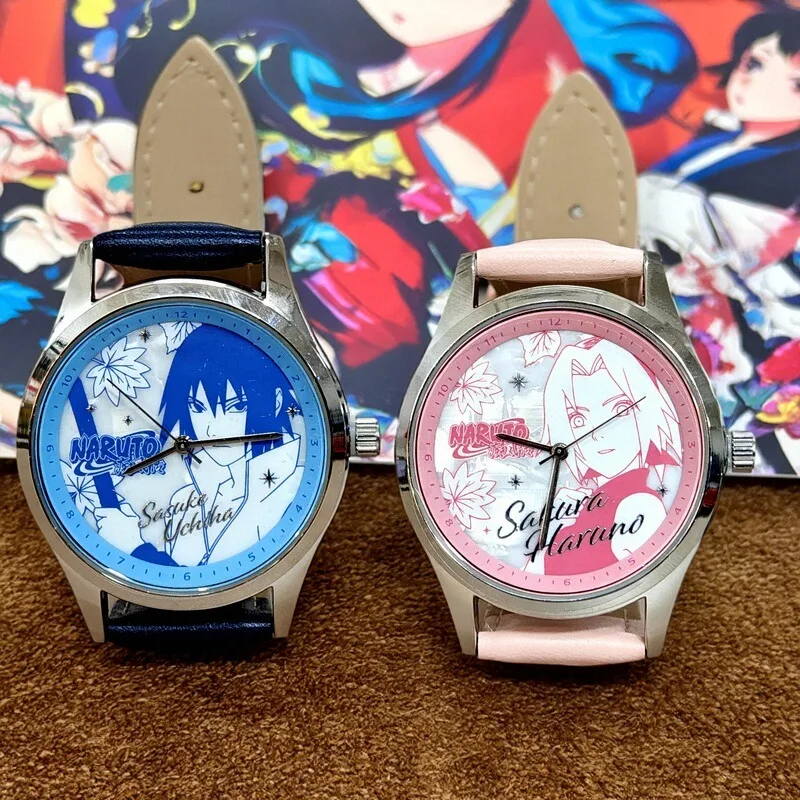 Boîte aveugle de montre Naruto, collaboration officielle d'anime avec variantes de personnages cachés, montre-bracelet de collection, cadeau pour les Fans, en Stock
